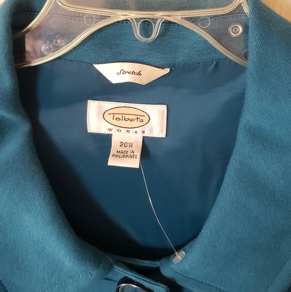NWOT teal swing coat - Picture 4 of 5